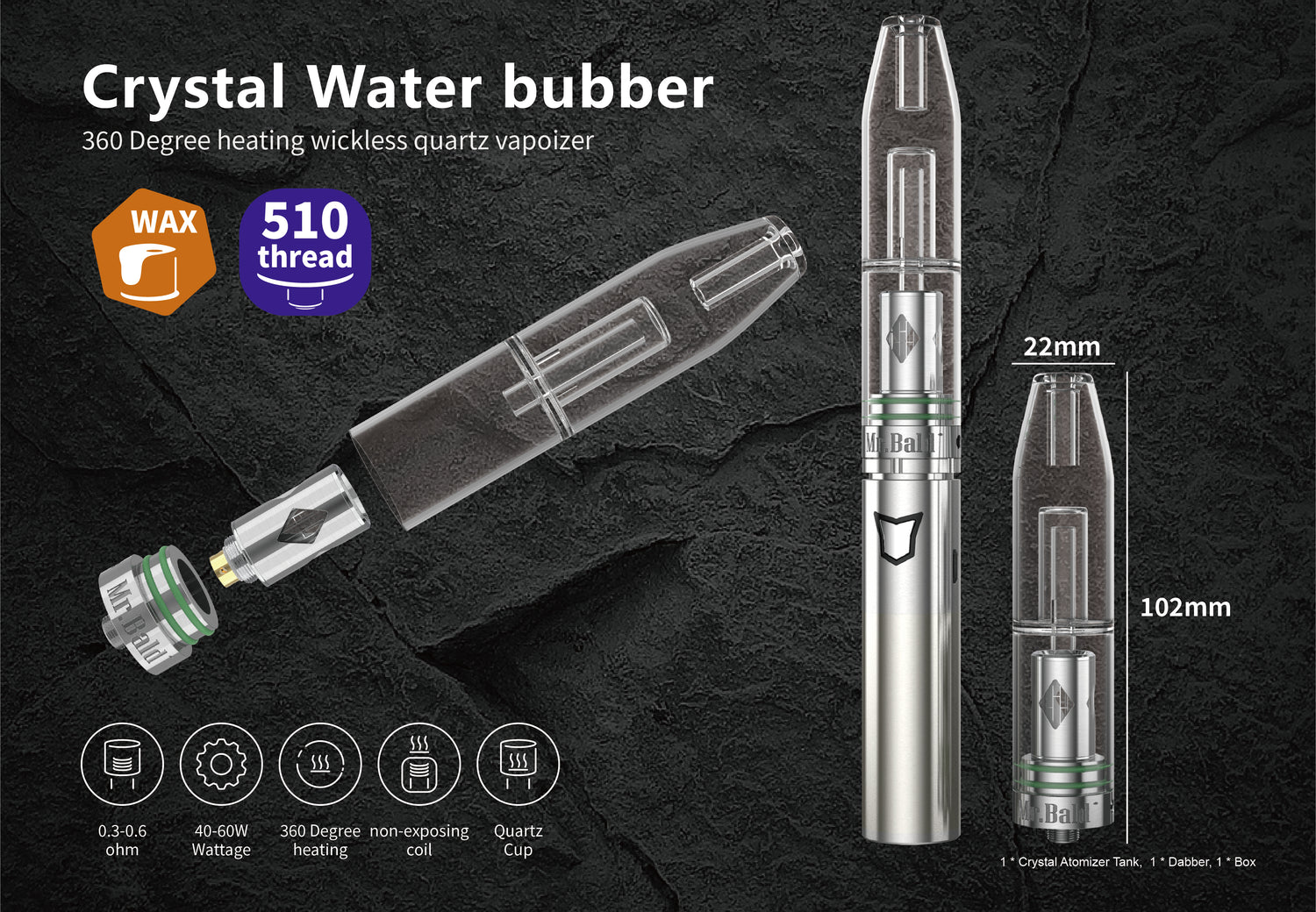 Discover the Longmada Crystal Atomizer: A Game Changer for Wax and Herb Enthusiasts