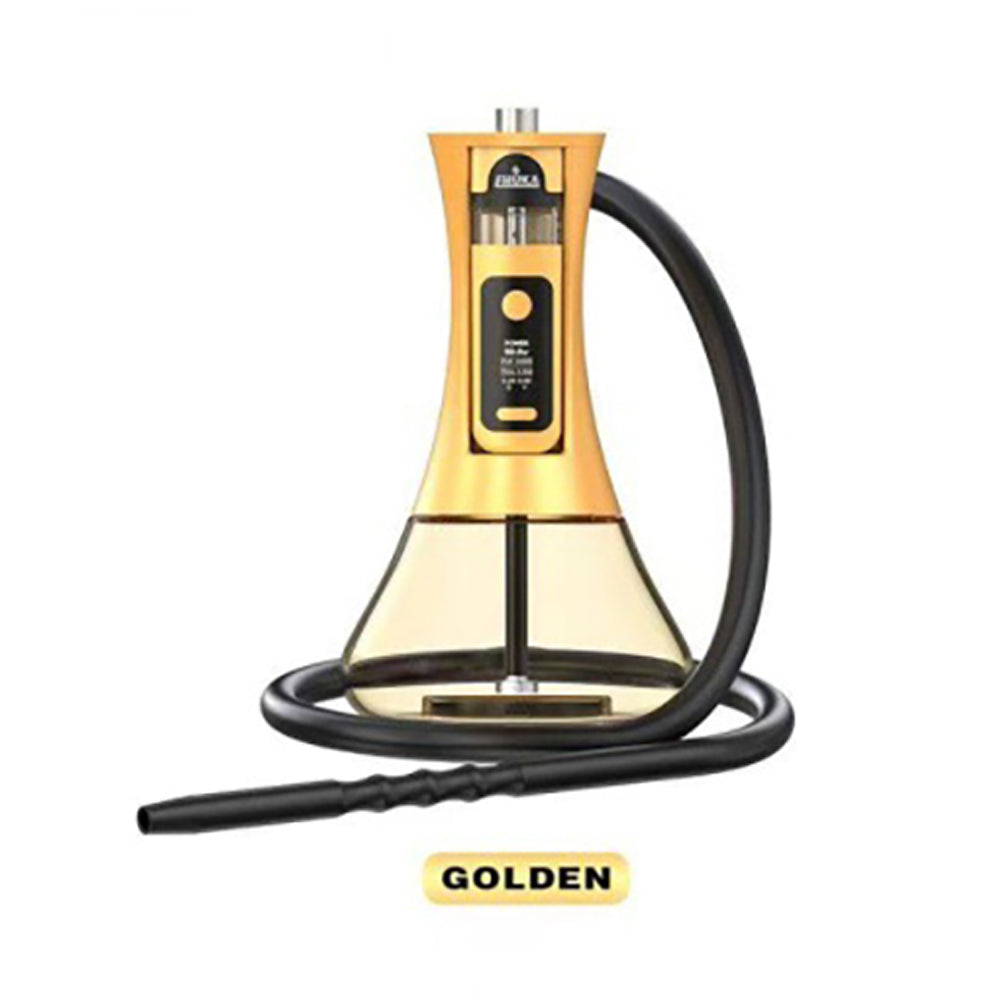 Electron Hookah Shisha with LED Light Electrically Heated Tobacco Oil Paste Touch Screen Electronic