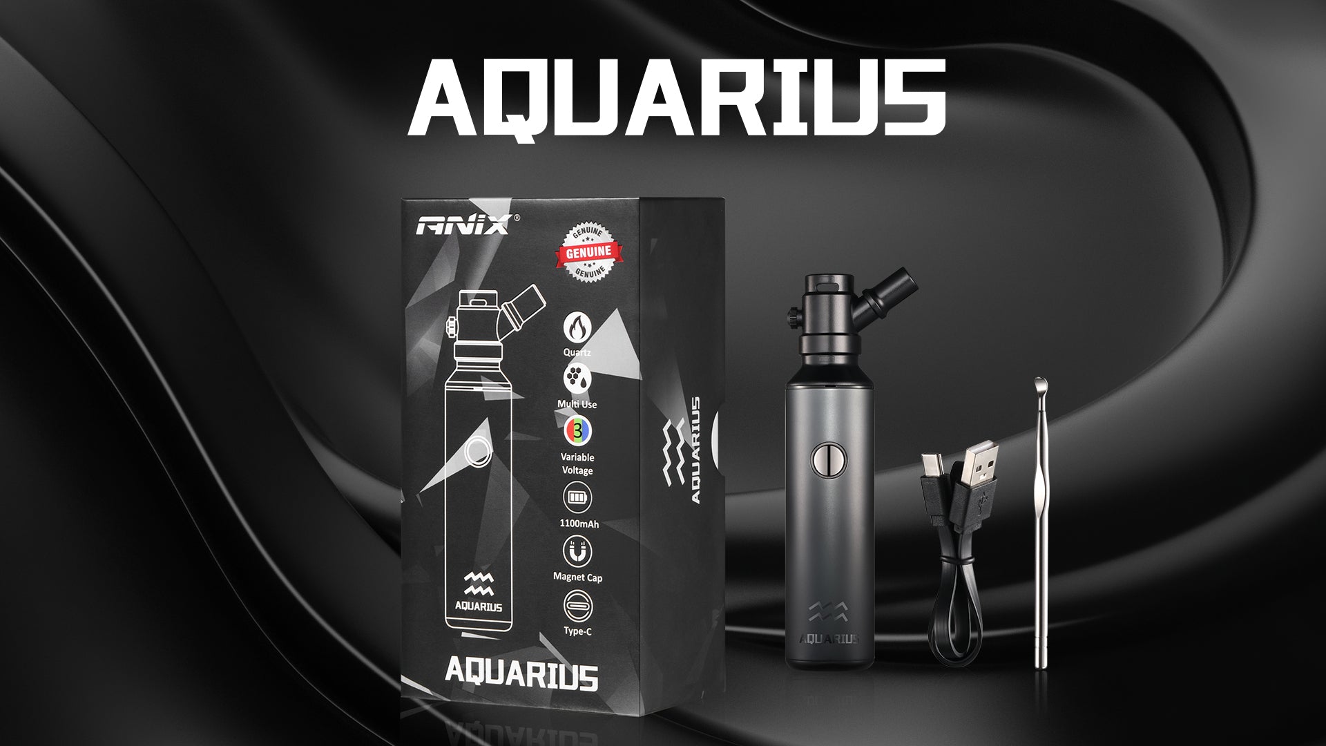 ANIX Aquarius Drying Vaporizer Wax Pen 1100mAh (1 Pcs)