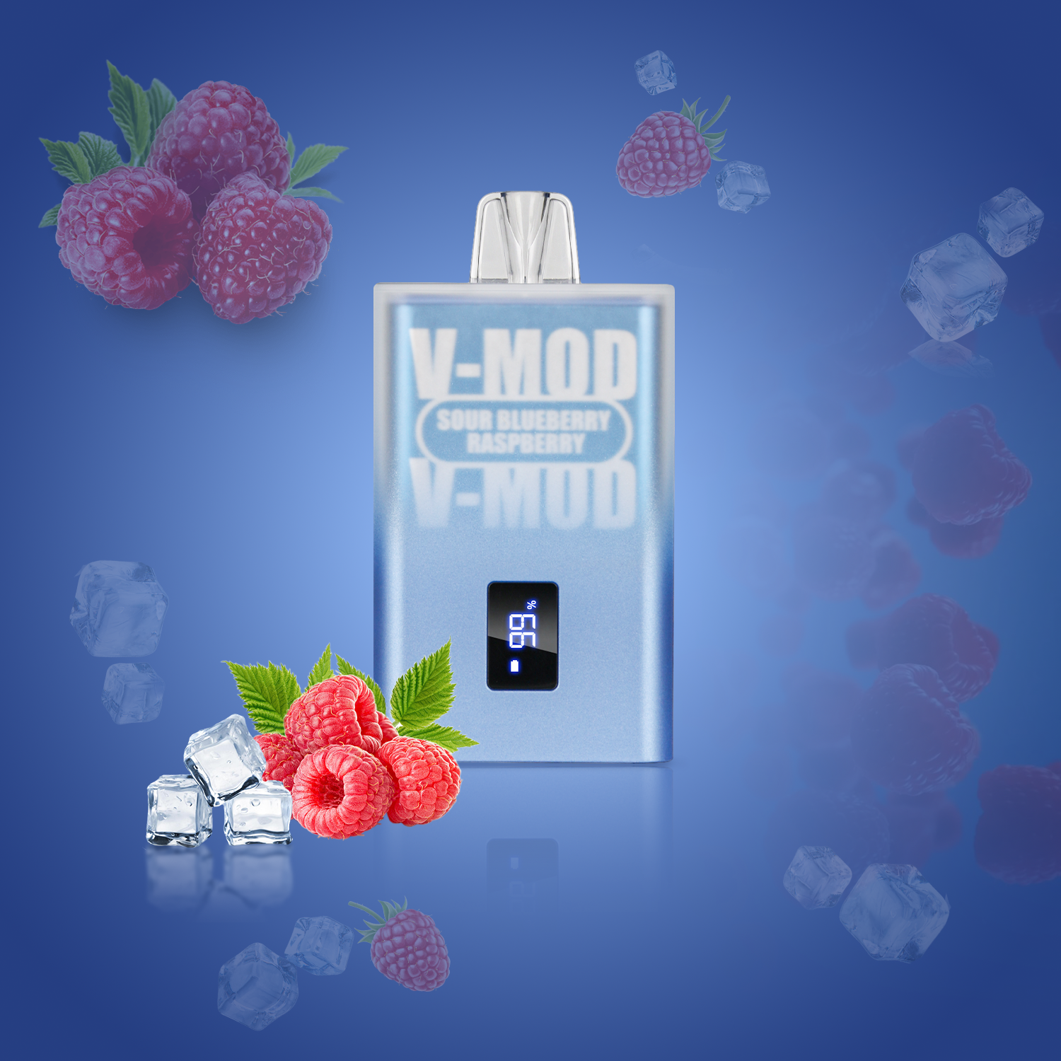 KOMODO V-Mod 12000 Puffs Disposable Vape Kit Mesh Coil, Multiple Flavors (5 Packs)