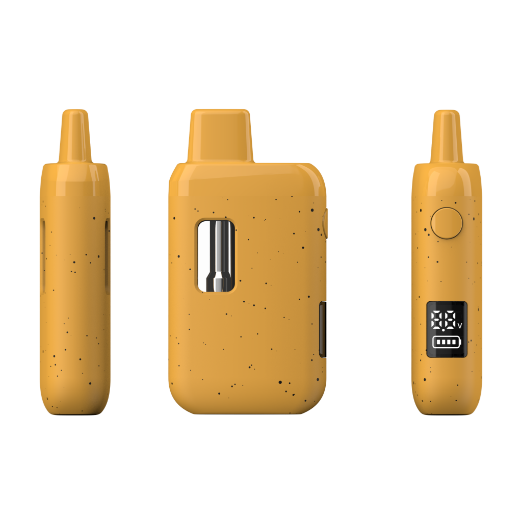 Longmada 3mL CBD Vape with Smart Screen Display, Yellow (5 Pcs)