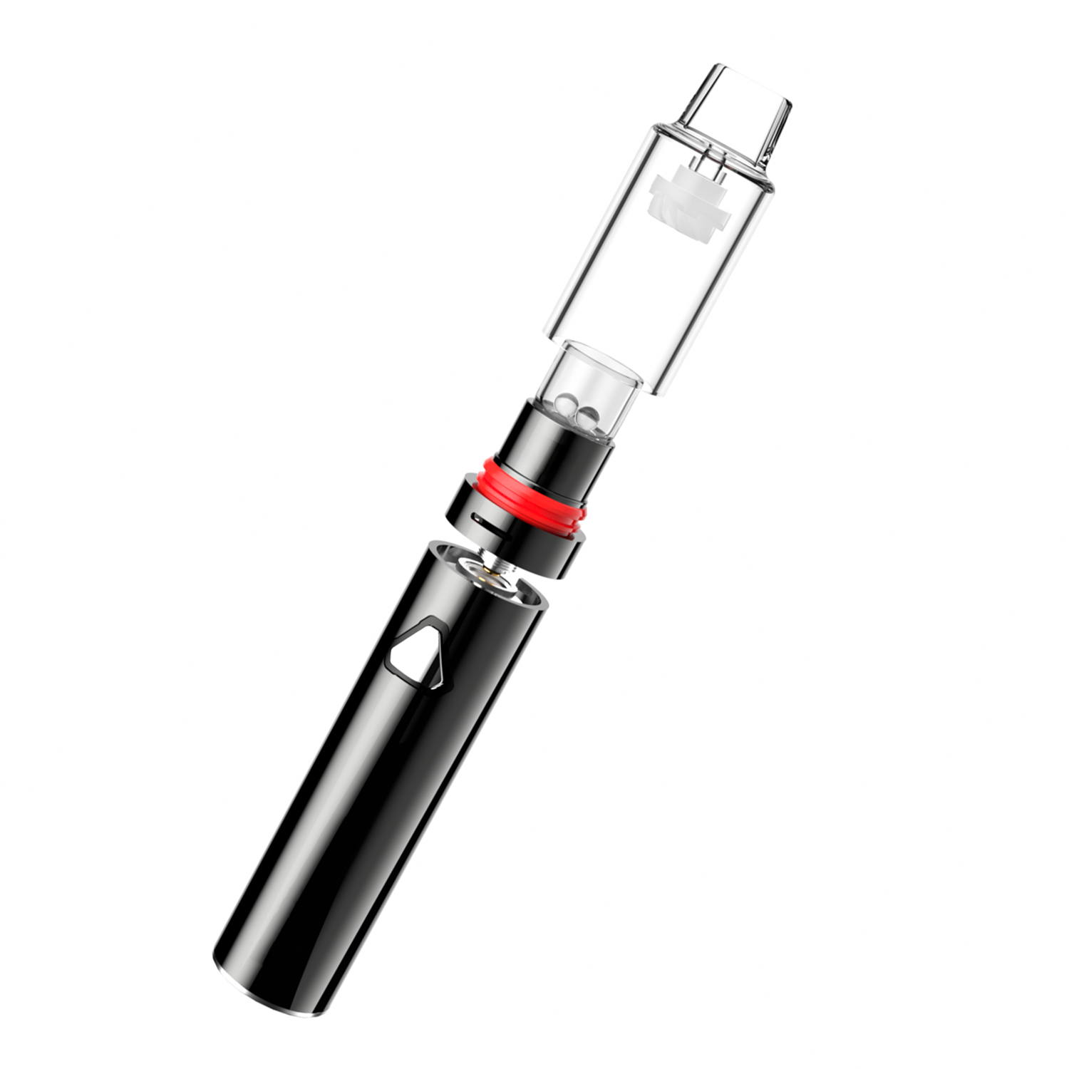 LONGMADA Motar 3 Atomizer, Glass Mouthpiece With Vaporizor for Wax and Herb (1 Pcs)