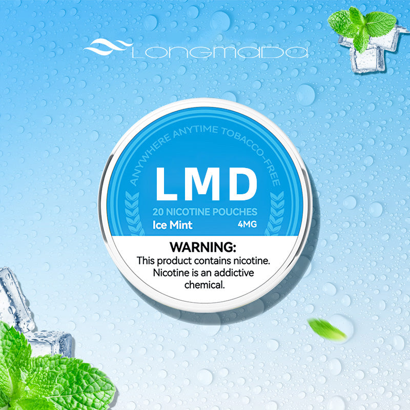 Longmada Tobacco Free Nicotine Pouches - Ice Mint