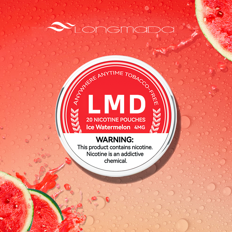 Longmada Tobacco Free Nicotine Pouches - Ice Watermelon