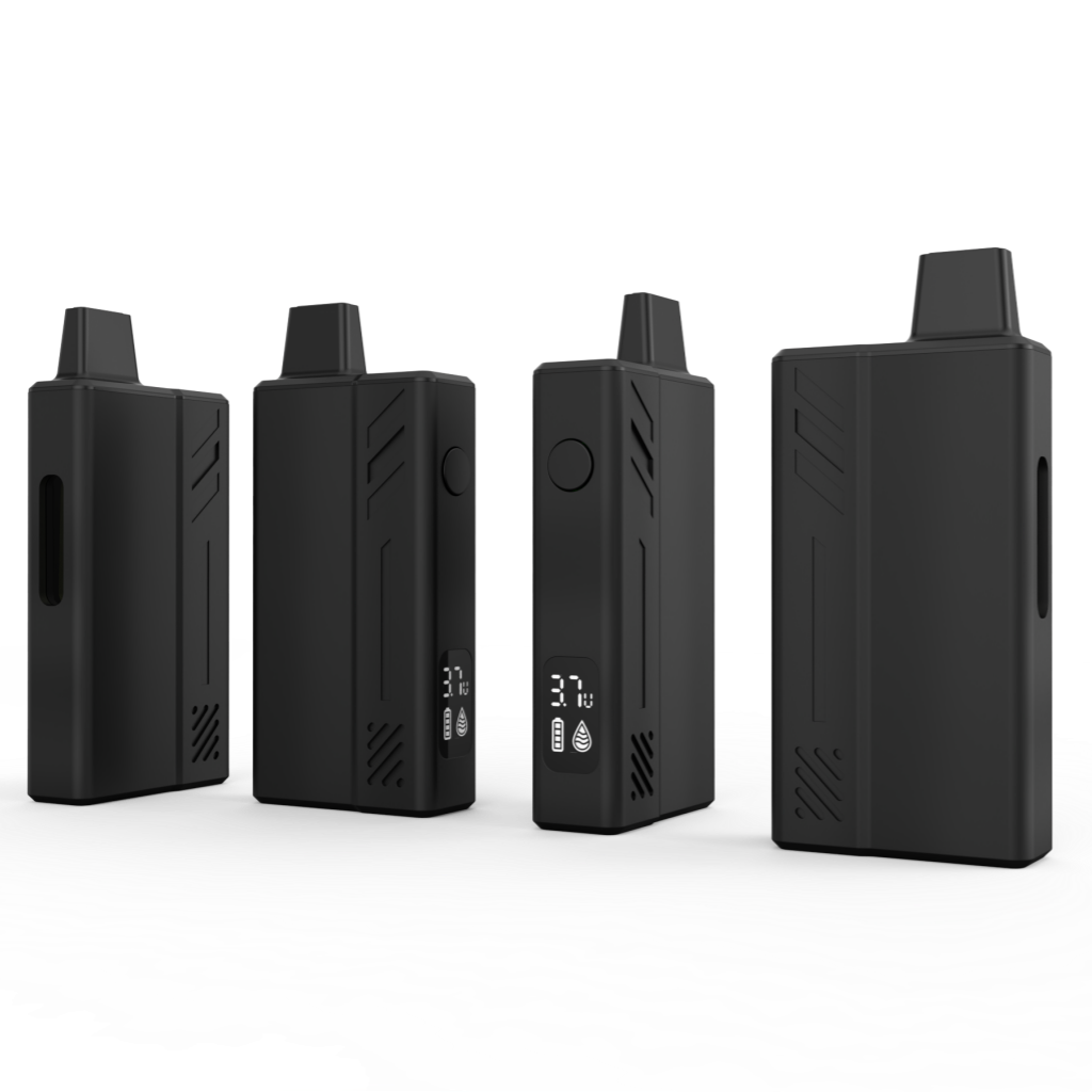 Longmada 6mL CBD Vape, Disposable Box Vape Device for CBD & THC Oil, Black (5 Pcs)