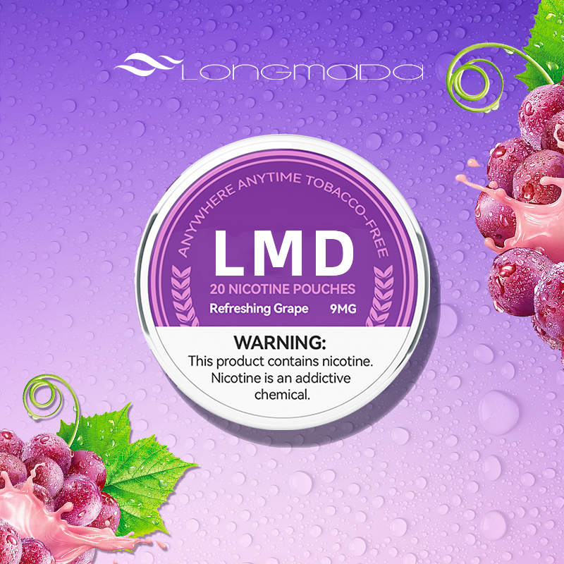 Longmada Tobacco Free Nicotine Pouches - Refreshing Grape